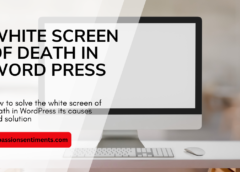 white screen website