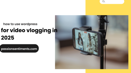 vlogging in WordPress