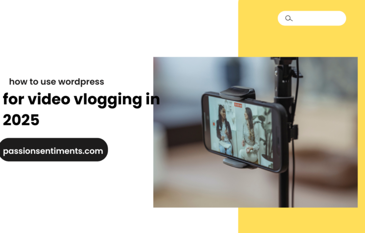 vlogging in WordPress
